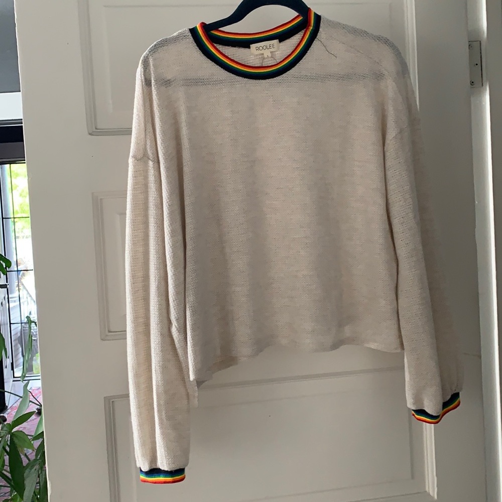 Roolee Rainbow Stripe Sweater